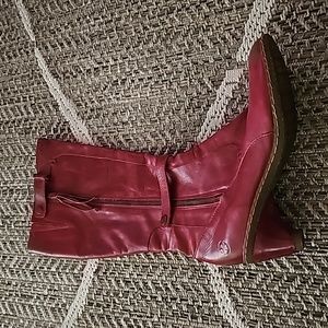 Dr Martens leather boots with heel